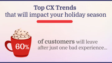 2022 Holiday CX Trends Infographic preview graphic