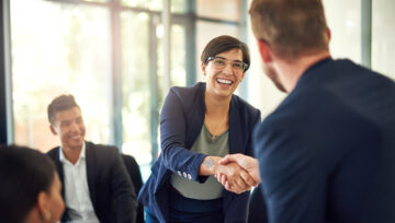 Shot of a group of businesspeople meeting in the boardroom