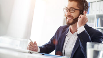 a business owner discussing the ways they can maintain control of their business even though they outsource their customer service to a call center