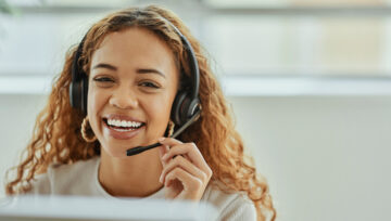 an in-house customer service agent