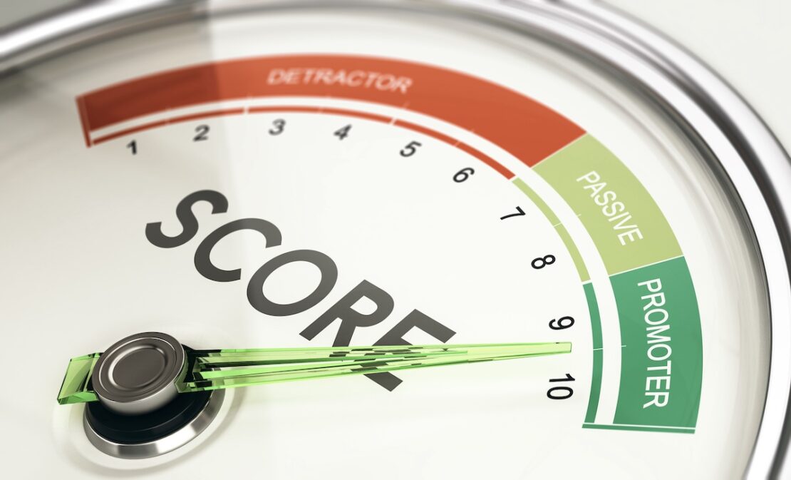 an image of a scale depicting the meaning of various NPS scores