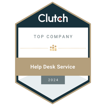Clutch Top Company 2024 – Help Desk Service