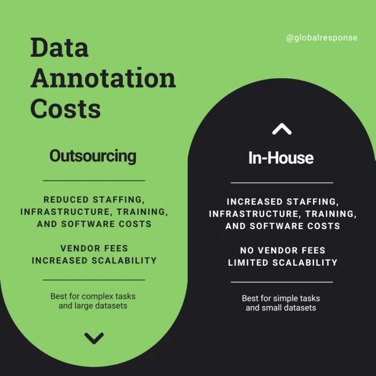 Outsourcing vs. In-House Data Annotation Costs