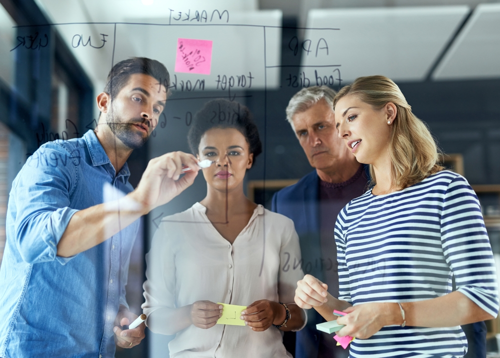 Business team cx strategy meeting