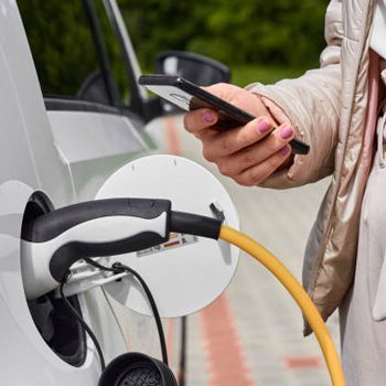 electric charging car