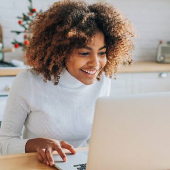 woman on laptop