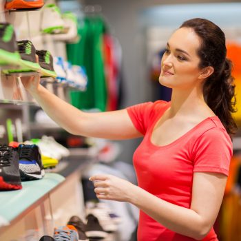 person working in a retail establishment with an improved customer experience